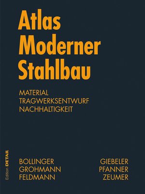 cover image of Atlas moderner Stahlbau